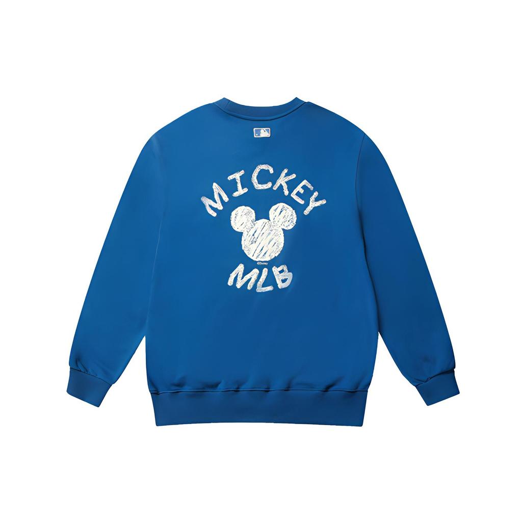 New Disney X MLB X Disney Sweatshirts Unisex Blue 31MTK1041-07U