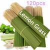 80/160Pcs Lemongrass Sticks Artificial Wooden Four-Season Fragrance Suitable Purify The Air And Relax The Mind