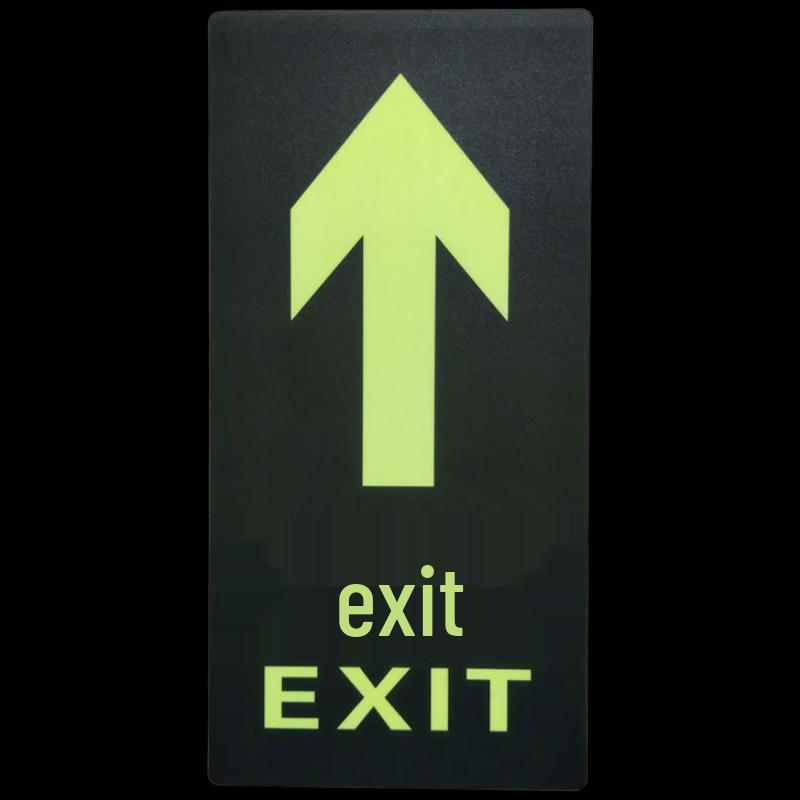 Brangdy Luminous Safety Exit & Warning Floor Decal