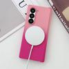 Custodia Magnetica Bicolore a Gradiente in Silicone Liquido per Samsung Galaxy Z Fold 7 6 5 4 Zfold3 Custodia per Ricarica Magsafe