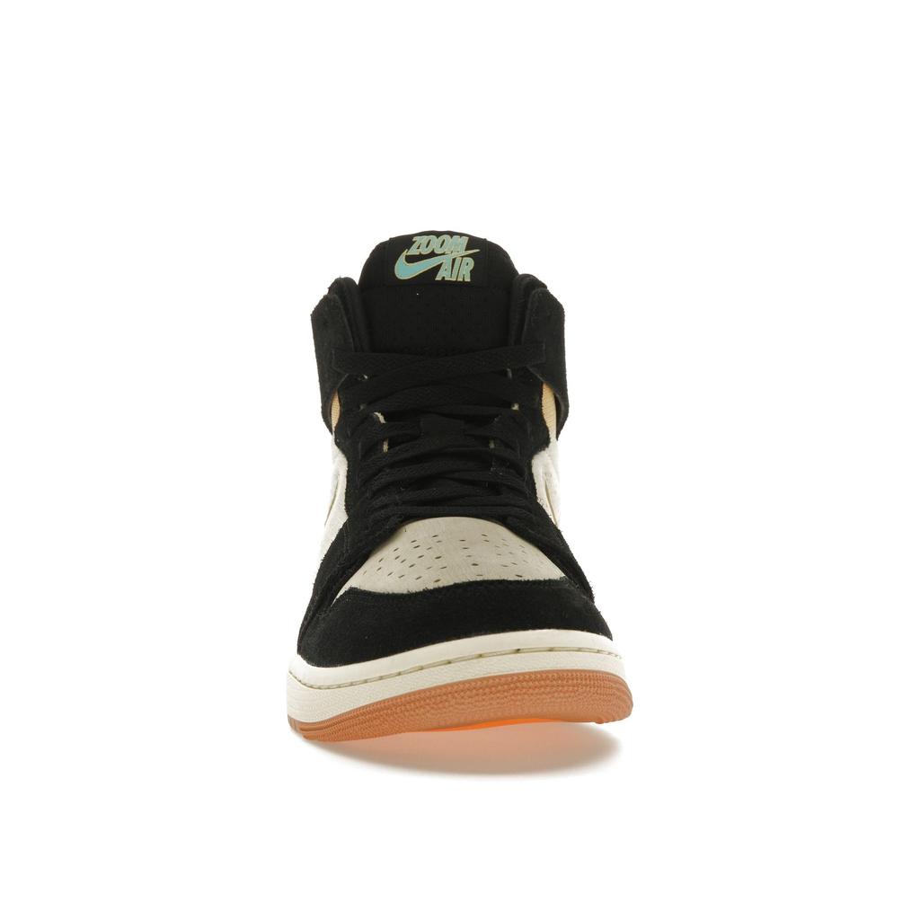 Air Jordan 1 High Zoom Comfort 2 Muslin Vivid Orange Herr Sneakers Kräm Celestial-Gold Svart DV1307-100