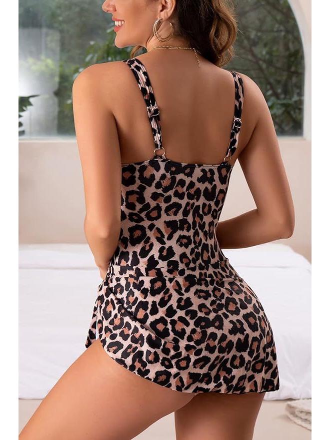 European & American Sexy One-Piece Swimsuit - Women's Tight-Fitting Bikini