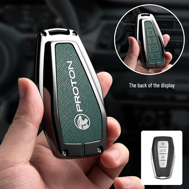 Proton X70 Key Cover: Customizable Car Key Case with Proton Logo.