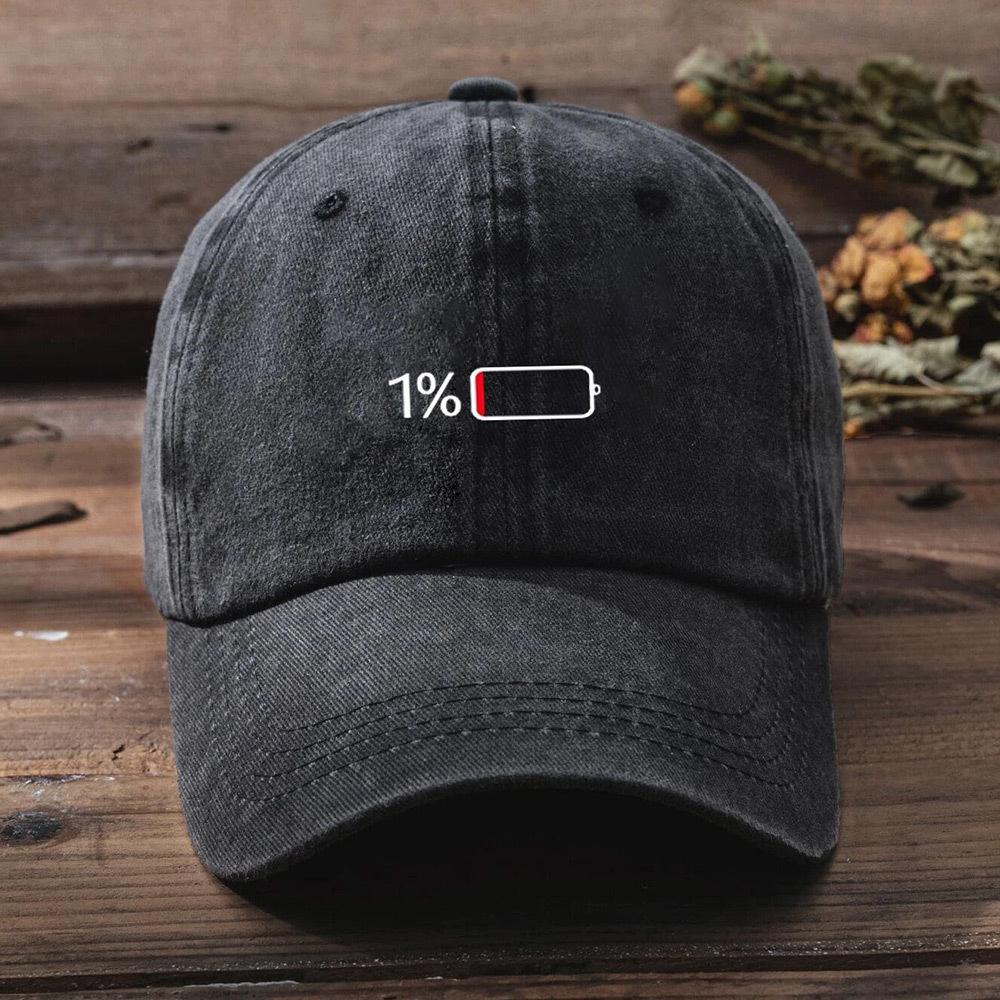 

Mens Washed Printed Baseball CapAppropriate for Any Season One Size