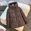 Autumn and Winter Women's Padded Jacket Women's Mid-length Hooded Padded Jacket Thick Padded Jacket Jacket