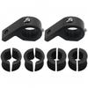 2pcs Corrosion Resistant Adjustable Work Light Bracket Tube Holder Mounting Brackets For Front Protective Bar And More
