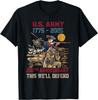 US Army 1775-2025 250th Anniversary T-Shirt 100% Cotton O-Neck Short Sleeve Summer Casual Mens T-shirt Streetwear