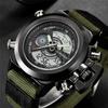 Original Famous Brand Men Watches Boys Fashion Casual Nylon Band Dual Time Multifunction Sports Watch Montre Homme Reloj Hombre