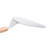 10 Zoll Edelstahl Pizzaheber Schaufel mit Holzgriff Kuchenschaufel Backwerkzeuge zum Käsepizza Schneiden Küche