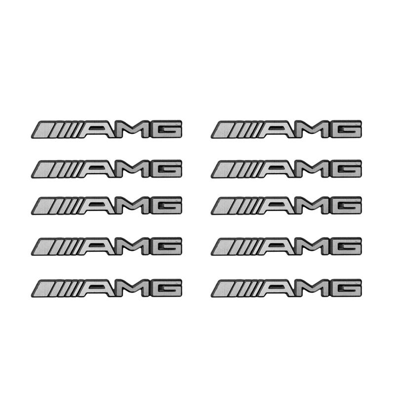 Metall Bil Lyd Styling Klistremerke Dekorasjon Auto Emblem Dekaler For Mercedes Benz Amg W205 W211 W204 W212 W176 W221 W169 W177