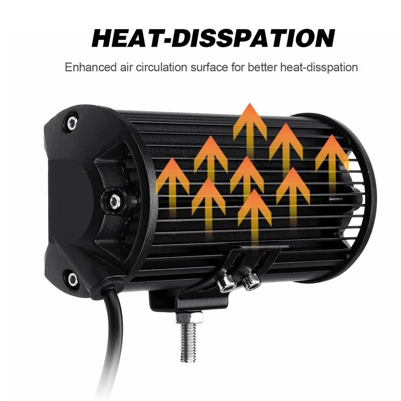 500W 4x4 SUV ATV 12V 24V DC 9~32V 7 Inches Combo Led Light Bars Spot Flood Beam Waterproof Work Driving Offroad Car Tractor Truck