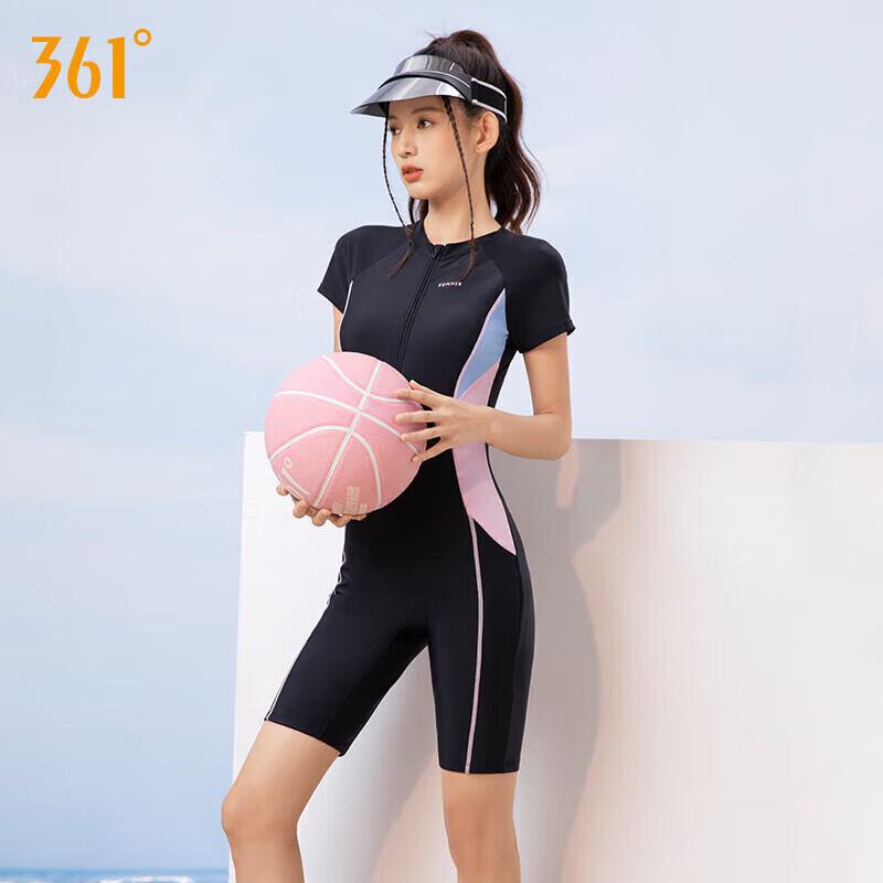 361° Women's Conservative One-Piece Flat Shorts Swimsuit