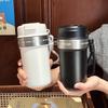 Simple Double Drinking Coffee Cup Portable Car Cold Accompanying Water Cup High Value 316 Stainless Steel Thermos Cup