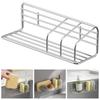 Förvaringshållare för disksvamp i rostfritt stål Utrymmesbesparande diskställ Hängställ för svamp Hushåll