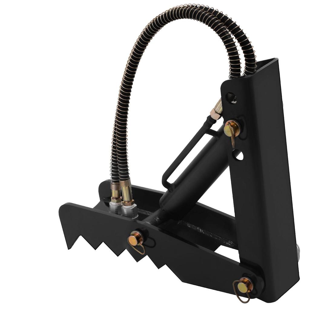 VEVOR Hydraulic Backhoe Thumb, 45.72 cm 12.70 mm Thickness Heavy Duty Excavator Thumb, Black Steel Weld On Thumb Attachments with Hydraulic Cylinder