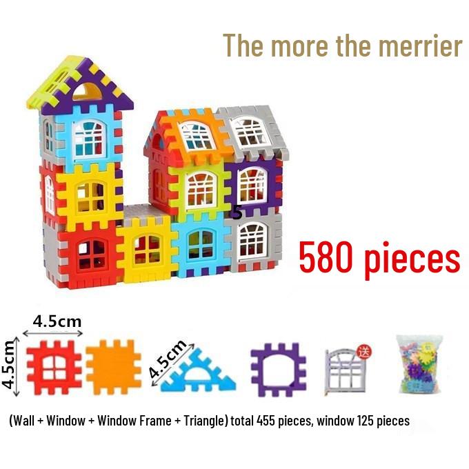 

Детская 3D игрушка-пазл из строительных блоков (Возраст 3-6 лет)