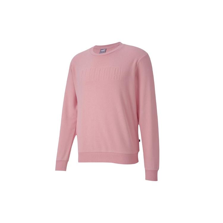 PUMA Modern Basics Crew Sweatshirt Pink Men s 585209-14 L
