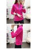 Women's Stand-Up Collar Running Shirt Long Sleeve UV Shirt for Gym Yoga Fitness Training