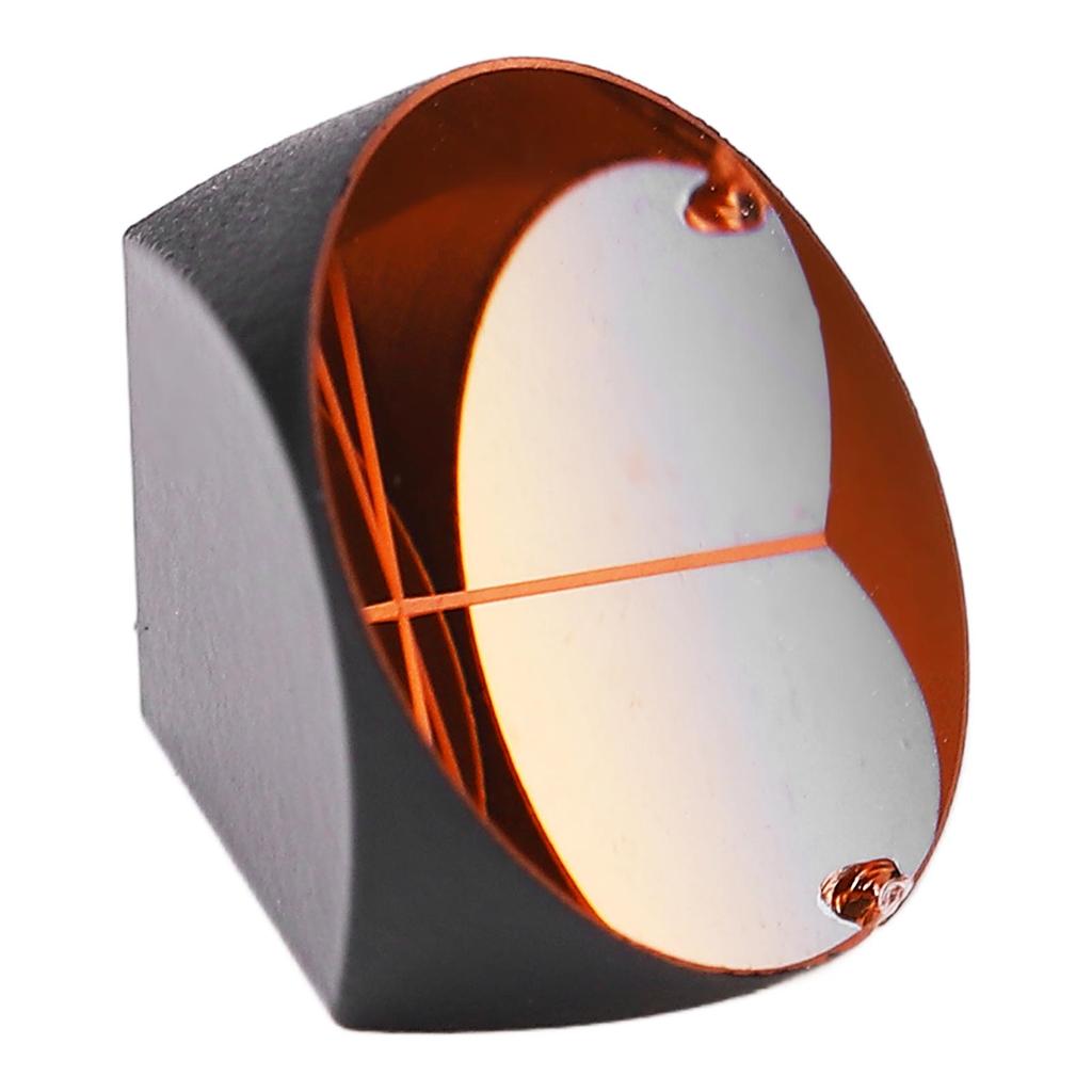 12,7 mm Konisches Prisma Kupferbeschichtet Optisches Glas Prisma Totalstation Prisma Linse für Vermessung und Kartierung