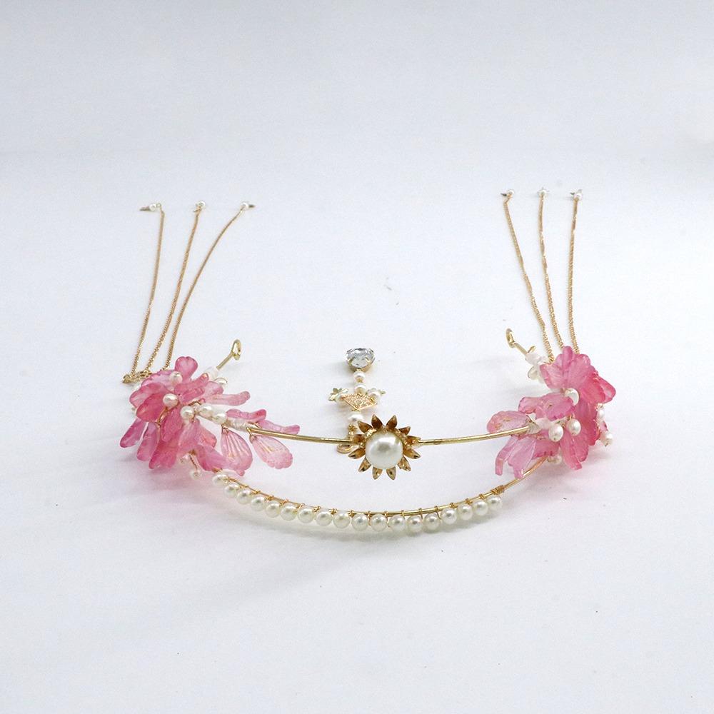 Cosplay Props Princess Long Tassel Wedding Headdress Women Headwear Hanfu Headband Hair Accessories