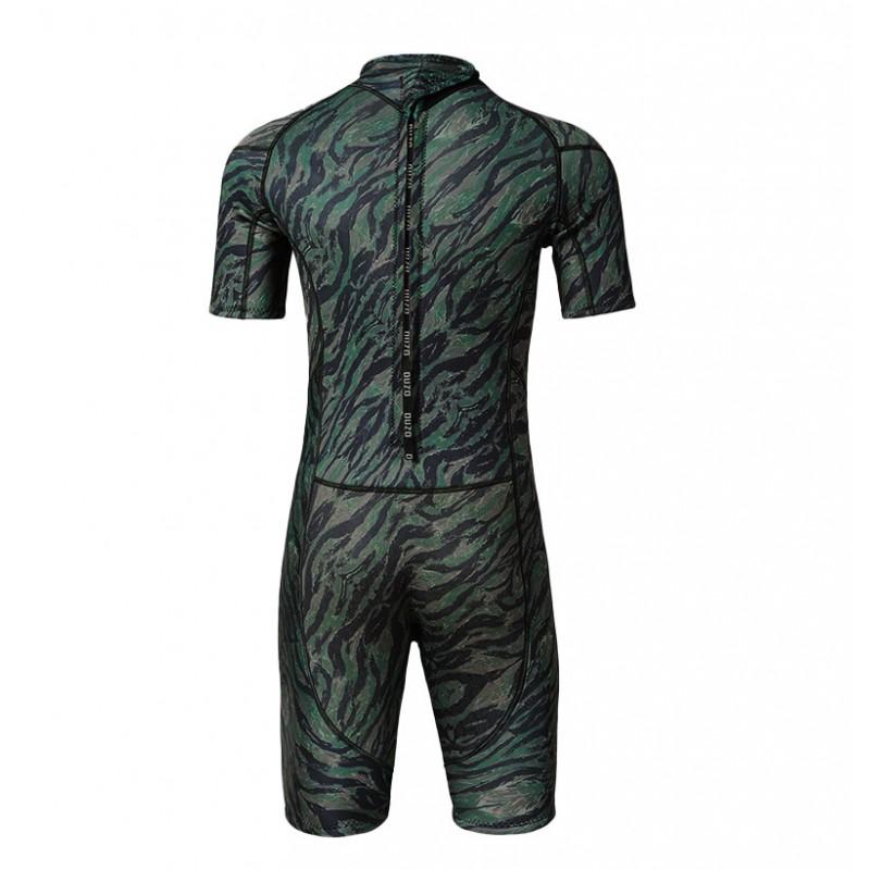 Traje de neopreno de 3 mm para hombre y mujer, manga corta, pantalones, buceo, surf, snorkel, protector térmico contra rozaduras