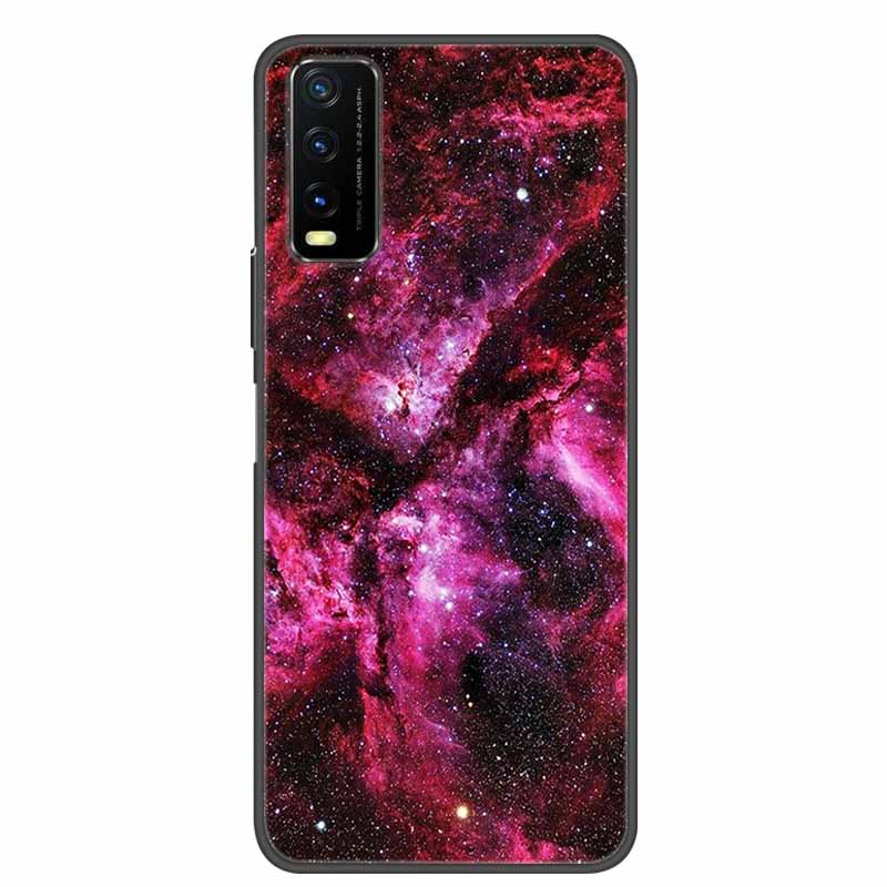 For Vivo Y20 Case Marble Soft Silicone Back Case for Vivo Y20S Y20 S Y 20i Phone Cover for Vivo V2027 Y20i Coque Funda Bag