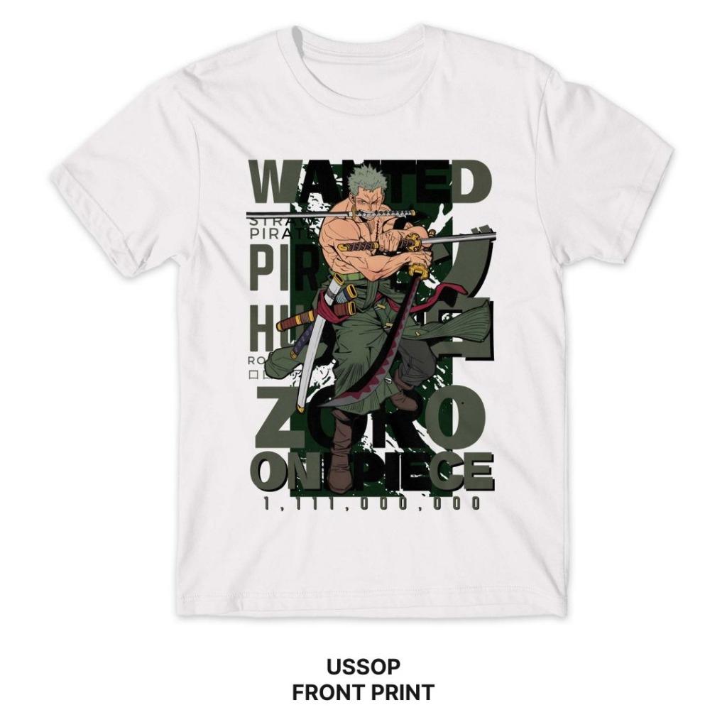 

Summer T-shirt Zoro ONE PIECE Anime Men and Women Harajuku Oversized Retro Print Short Sleeve Casual Comfortable Y2k Streetwear S