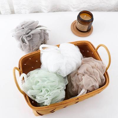 Equipment Back Scrubber Simple Design Wash Body Bath Flower Bath Ball Shower Brush Mesh Sponge