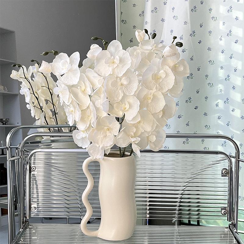 Autumn Phalaenopsis Faux Flowers for Weddings & Home Decor