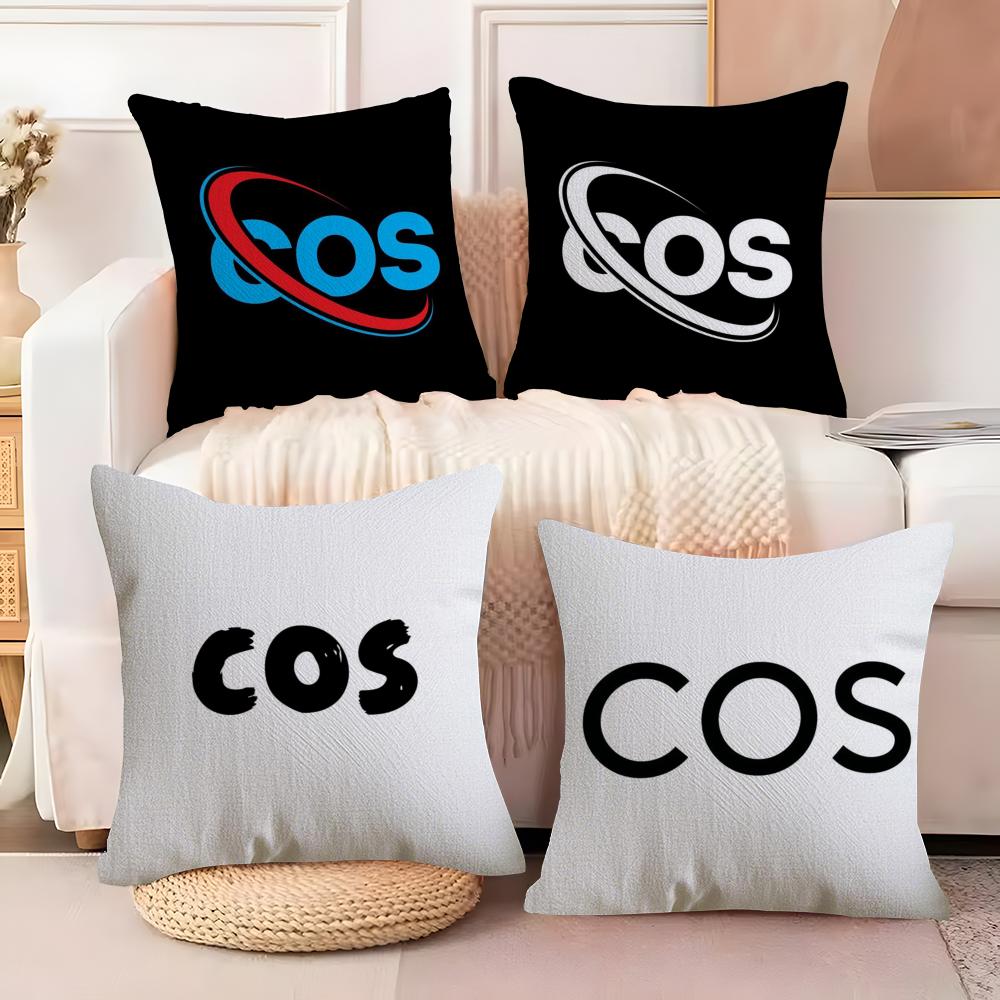 C-COS C-Collection Cushion Cover Soft Plush Fabric Double-Sided Printed Sofa Cushion Cover for All Seasons Home Decor Gift