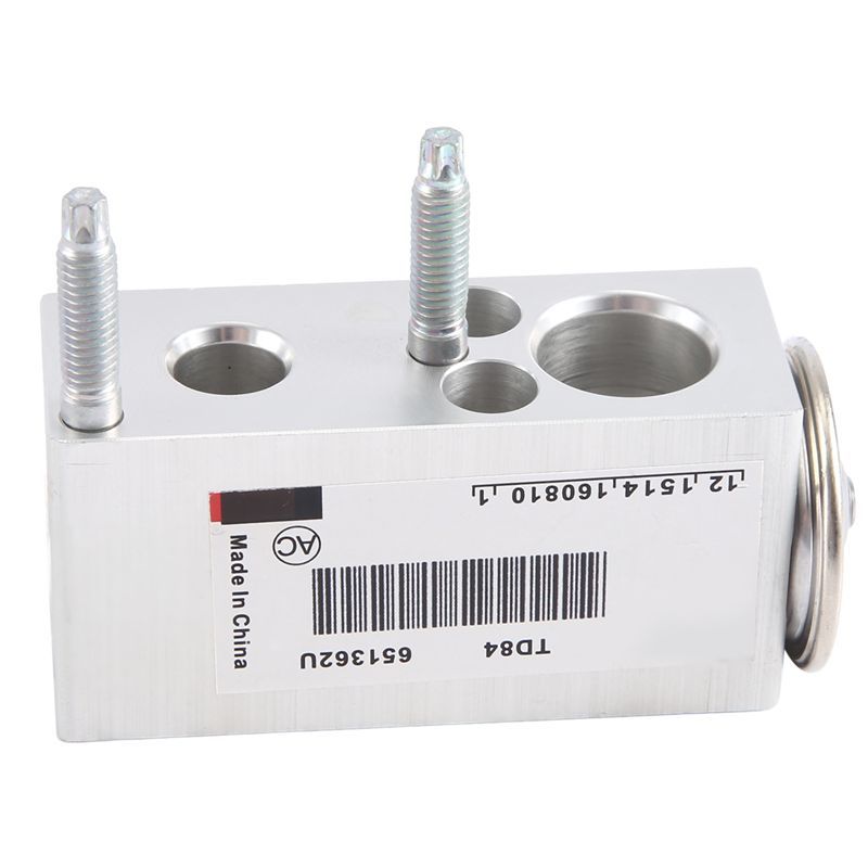 Clear 1 PCS 1623219680 Car AC Air Conditioning Expansion Valve Silver Metal For 208 2008