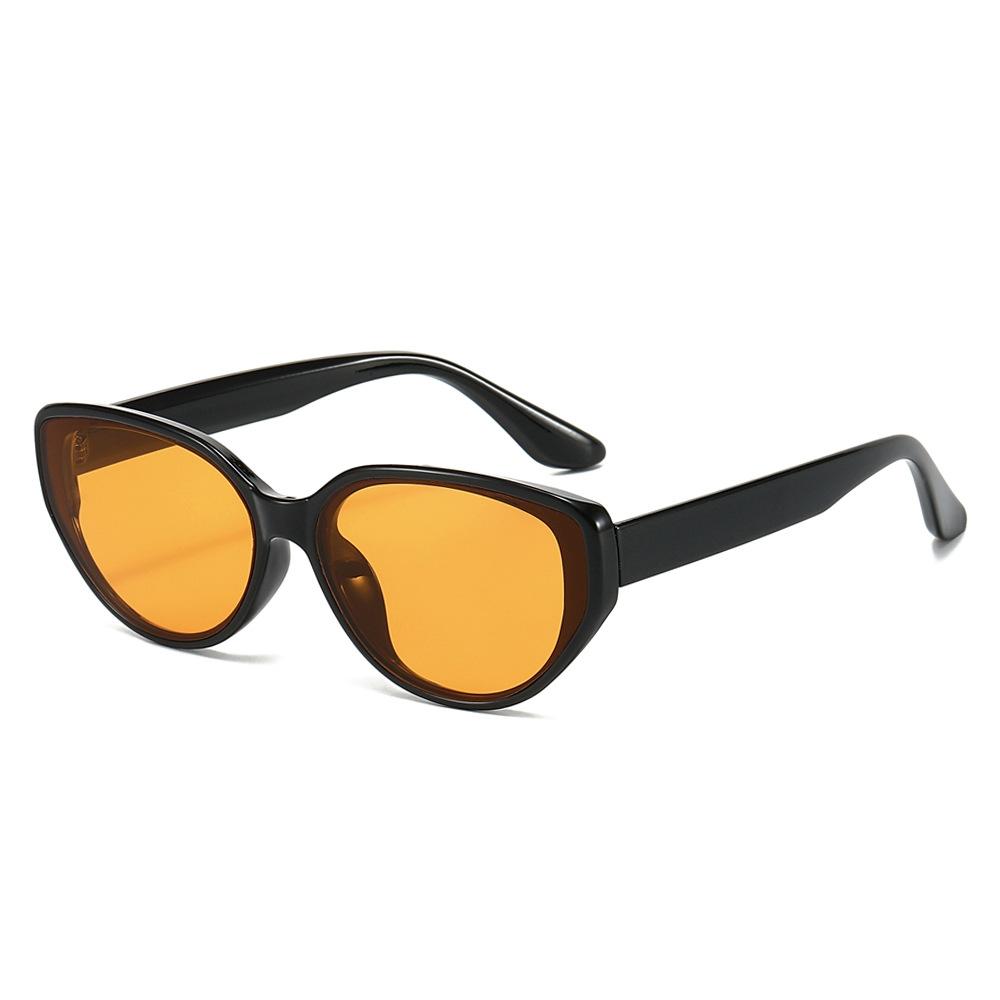Personalized Sweet And Cool Wind Cat Eye Small Frame Sunglasses Millennial Decorative Glasses Street Sunglasses