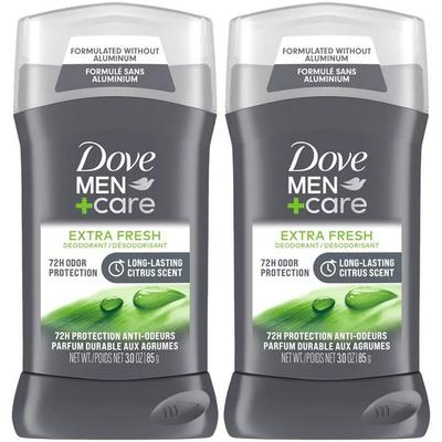 Dove Men +Care Αποσμητικό Extra Fresh, 85g, 2 τεμάχια