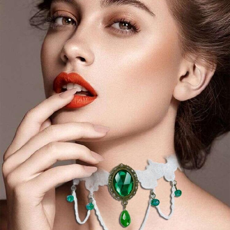 Multifunction Women Hollow Lace Necklace Hangable Female Women Birthday Present