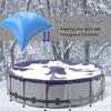 Verdicktes PVC Winter Poolabdeckungskissen: Aufblasbare, Kälte- und Staubbeständige, Outdoor Schwimmmatte