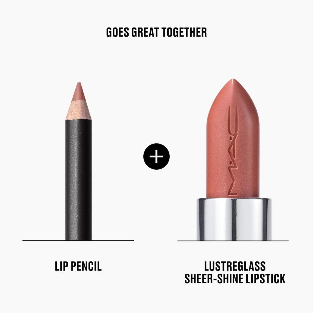 Mac CosMetics LustreGlass Sheer Shine HydratinG 8hr Lipstick 0.1 Oz 3.5 G huG Me Blushed Nude