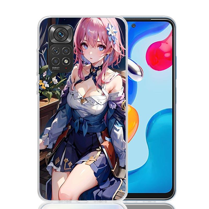 Honkai Star Rail March 7TH Phone Case For Xiaomi Redmi Note 15 14 13 12S 12 Pro Plus 11S 11E 11 11T 10S 10 Art Soft Pattern Cove