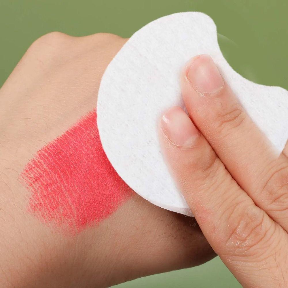 1200Pcs Double-sided Makeup Remover Pads Soft Wet Compress Cotton Face Makeup Cotton Pads  Girl