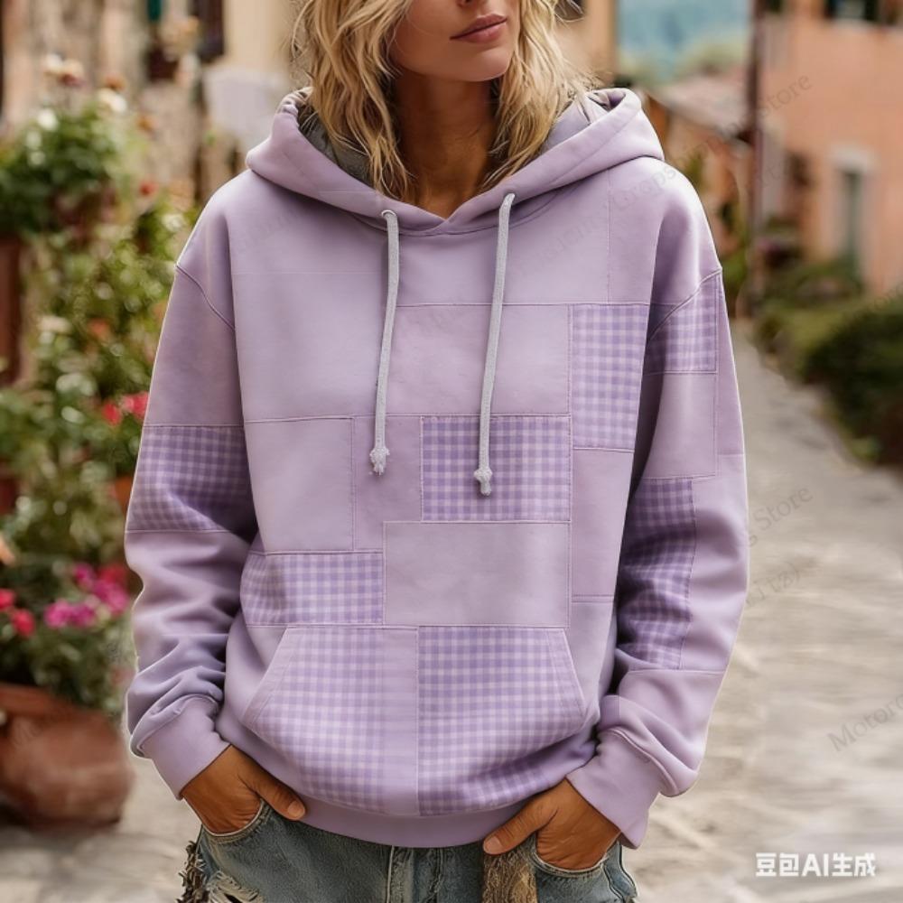 Retro Floral 3d Print Women's Hoodies European American Style Hoodie Women Fashion Casual Sweatshirt Women Clothes Top