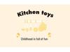 Wooden Play Kitchen Set: Green Refrigerator & Cooking Toys for Kids