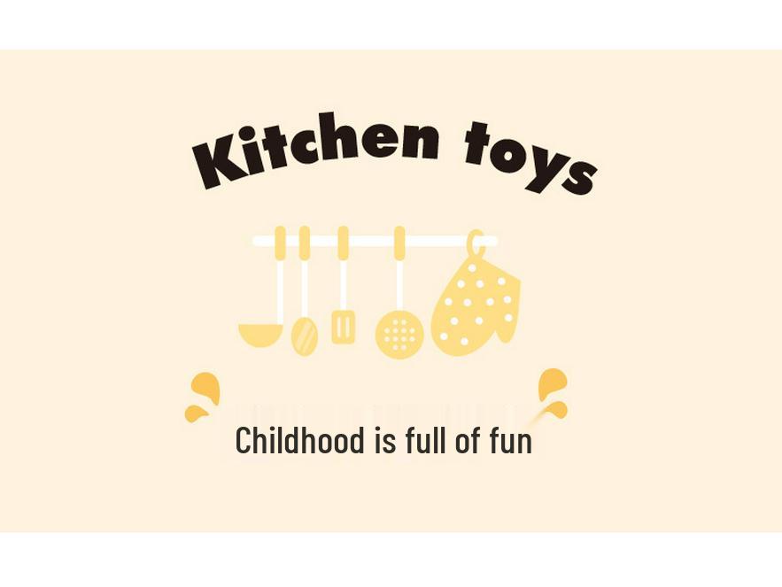 Wooden Play Kitchen Set: Green Refrigerator & Cooking Toys for Kids