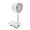Handheld Clip Fan USB Desk Fan Portable   Fan with Hose Clamp Outdoor 360 Degree Rotation Smart Display Screen Clamp Fan for   Study Travel