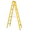 Insulated Fiberglass A-frame Telescopic Ladder for Electricians and Engineers