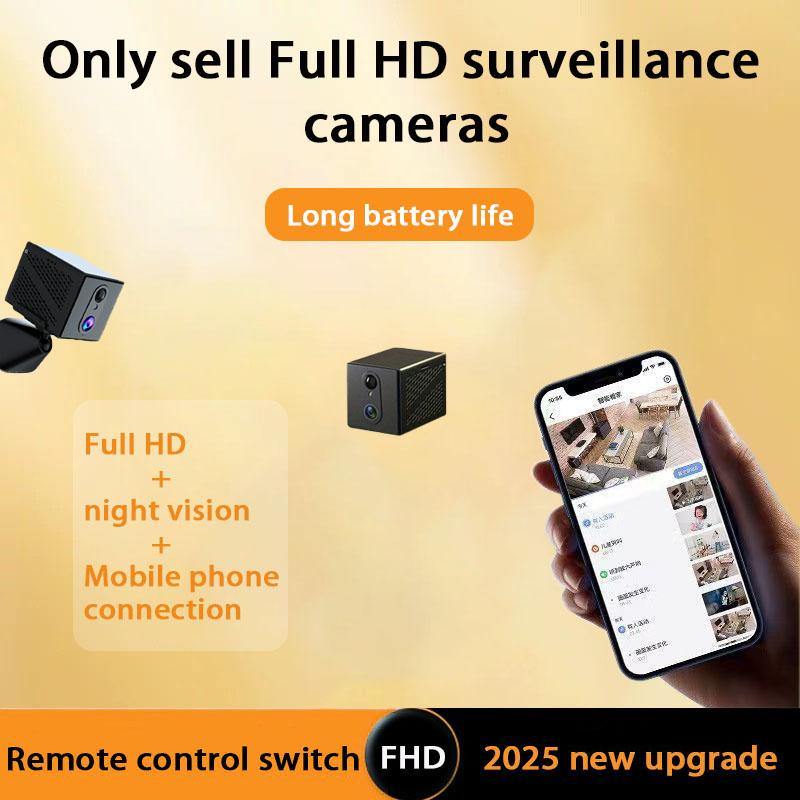 Câmera Full HD monitor sem fio casa wifi remoto telefone móvel portátil fotografia interior animal de estimação veículo plug-in olho de gato