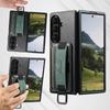 SUTENI Leather Protective Case with Wrist Strap for Samsung Z Fold 7/6/5