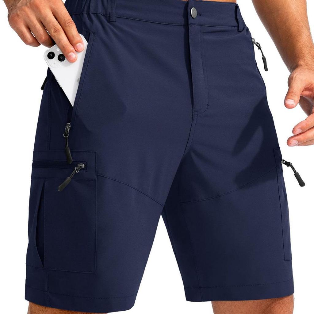 Herren 2024 Übergröße Multi-Taschen Arbeitsshorts mit neuem Reißverschluss