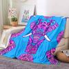 Mandala Elephant Blanket Flannel Breathable Super Warm Throw Blankets for Bedding Travel Bedroom Soft Throws Home Decor