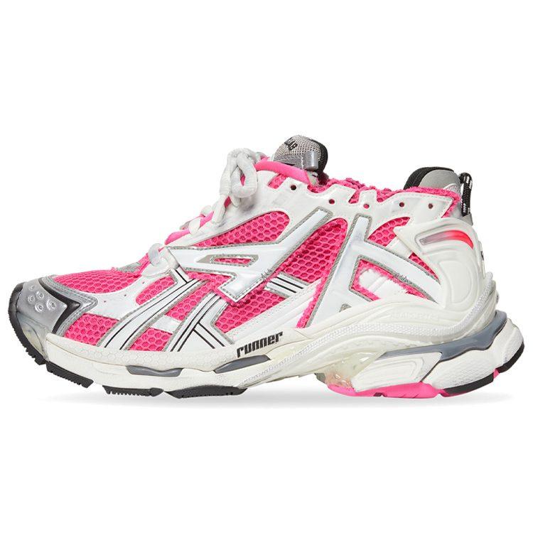 Balenciaga Runner Sieviešu čības `Balts Rozā