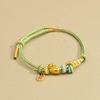 Handmade Zodiac Horse Red String Bracelet - Ethnic Style New Year Gift