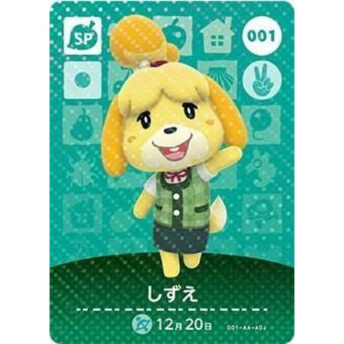 Animal Crossing Amiibo Card 1st Series [001] Isabelle SP
